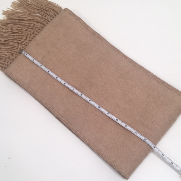 ✅ SOLD TAN SOFT Wool Scarf / Shawl - Mohair? - Picture 7 of 9